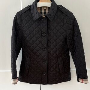 Burberry Black Quilted Jacket